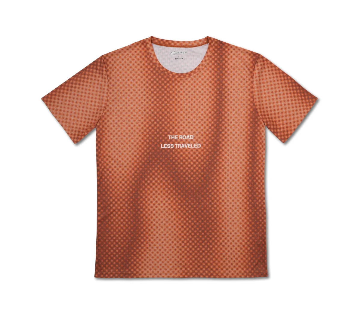 RUNNING T SHIRT MEN'S - ORANGE GRADIENT / WHITE